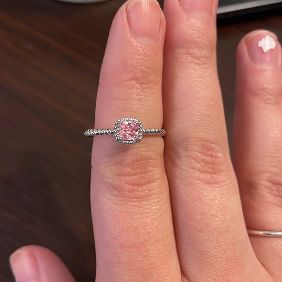 NWT Park Lane Ring - Cubic Zirconia Pink Crystal size 9 - Picture 8 of 8